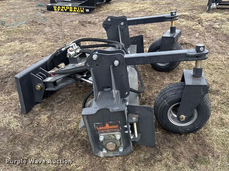 image for item DZ4343 2025 Land Honor skid steer power rake
