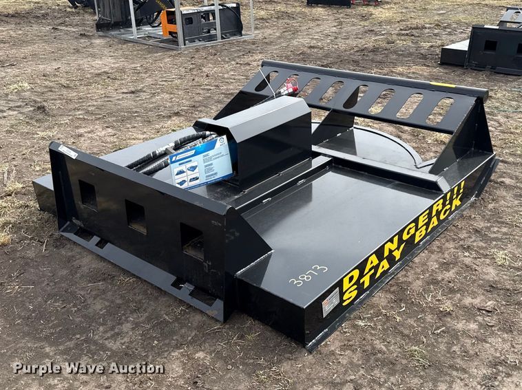 image for item DZ4358 2025 Mower King skid steer brush mower