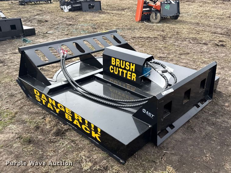 image for item DZ4358 2025 Mower King skid steer brush mower