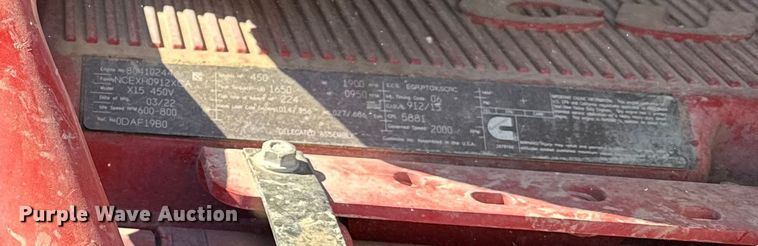 image for item DZ5012 2023 International HX620 truck cab and chassis