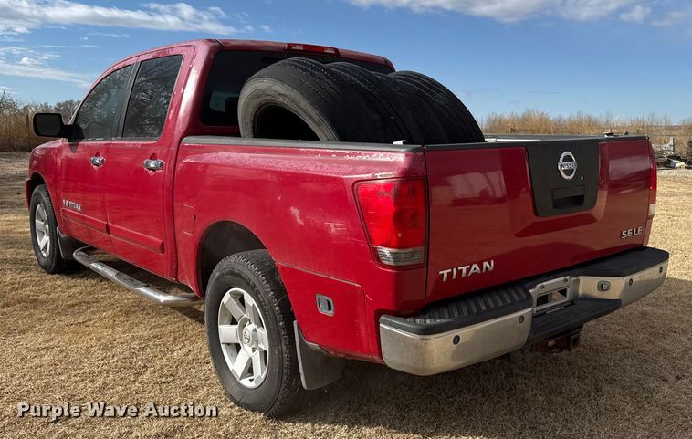 image for item DZ5019 2006 Nissan Titan Crew Cab pickup truck