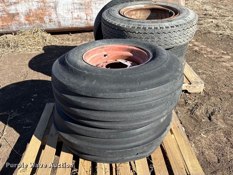 image for item DZ5115 (2) tractor wheels and tires