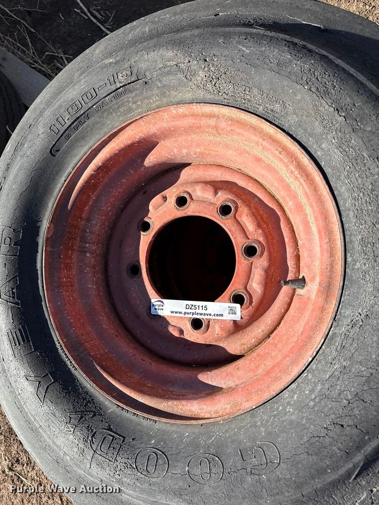 image for item DZ5115 (2) tractor wheels and tires