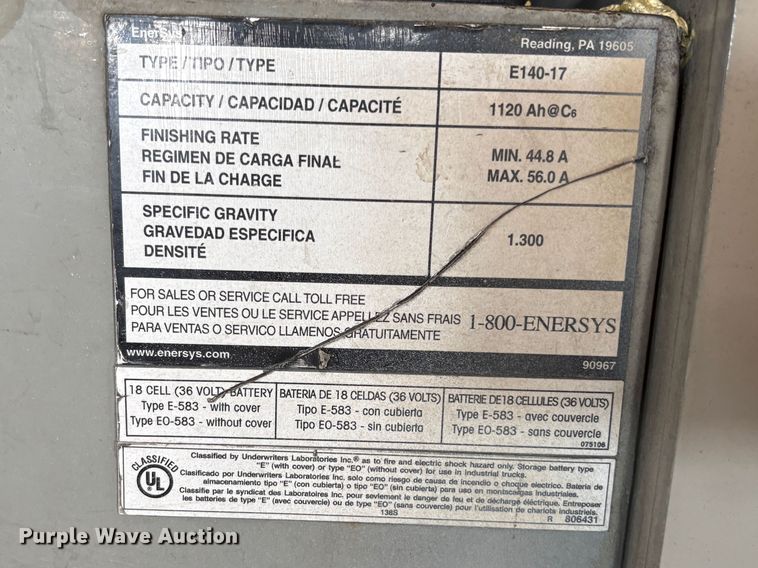 image for item EC8261 2015 Crown RC5545-40 forklift