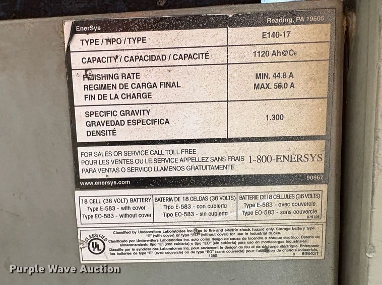 image for item EC8262 2015 Crown RC5545-40 forklift