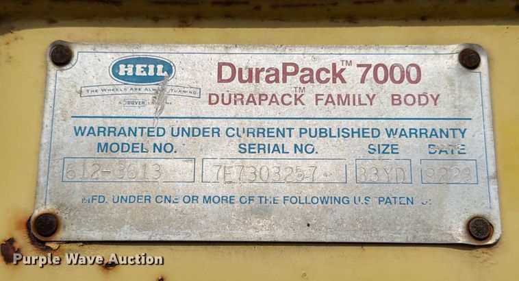 image for item ED5131 2009 Autocar Xpeditor refuse truck