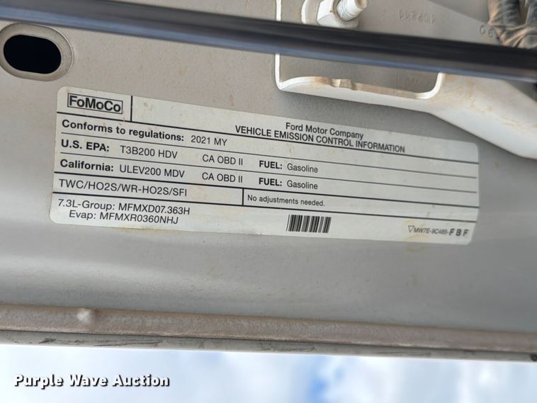 image for item ED5139 2021 Ford F250 Super Duty XL Crew Cab pickup truck