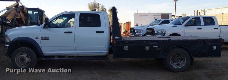 image for item EE5151 2016 RAM 5500 Crew Cab flatbed truck
