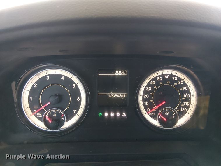 image for item EE5162 2017 RAM 2500 Crew Cab flatbed pickup truck