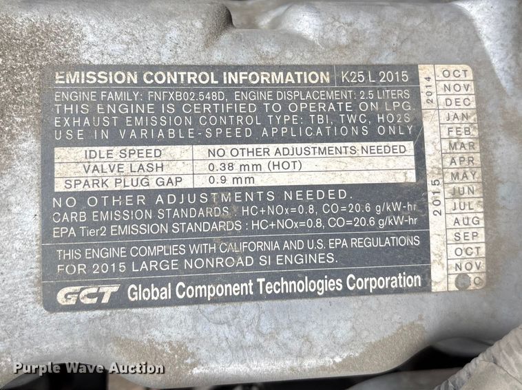 image for item EF1014 2016 UniCarriers PF70 forklift