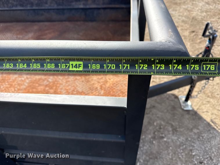 image for item EG1853 2017 Carson Trailer dump trailer