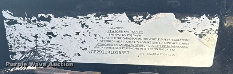 image for item EG2075 2024 Felling Trailers FT24 equipment trailer