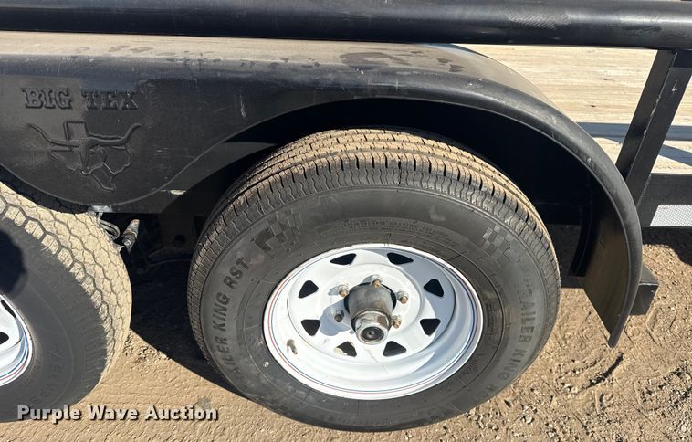 image for item EG2079 2015 Big Tex utility trailer