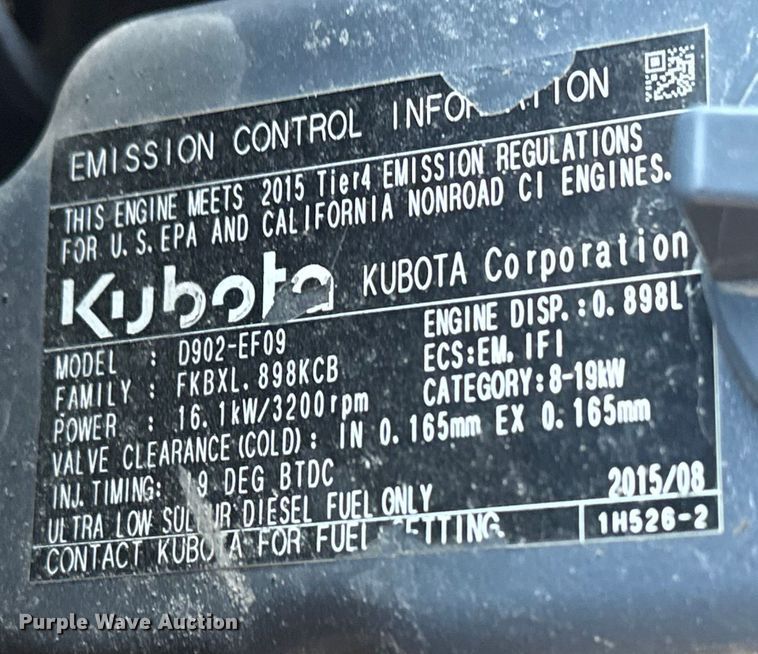 image for item EG2081 Kubota RTV-X900 utility vehicle