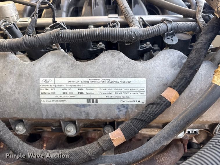 image for item EG2092 2012 Ford F650 Super Duty XL flatbed truck