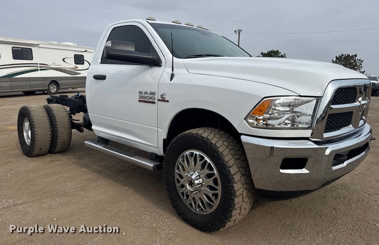 image for item EG2099 2017 RAM 3500HD truck cab and chassis