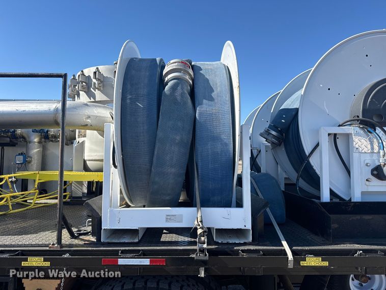 image for item EG2148 2013 Ford F750 Super Duty flatbed truck with PH and chlorine testing system