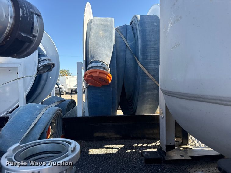 image for item EG2148 2013 Ford F750 Super Duty flatbed truck with PH and chlorine testing system