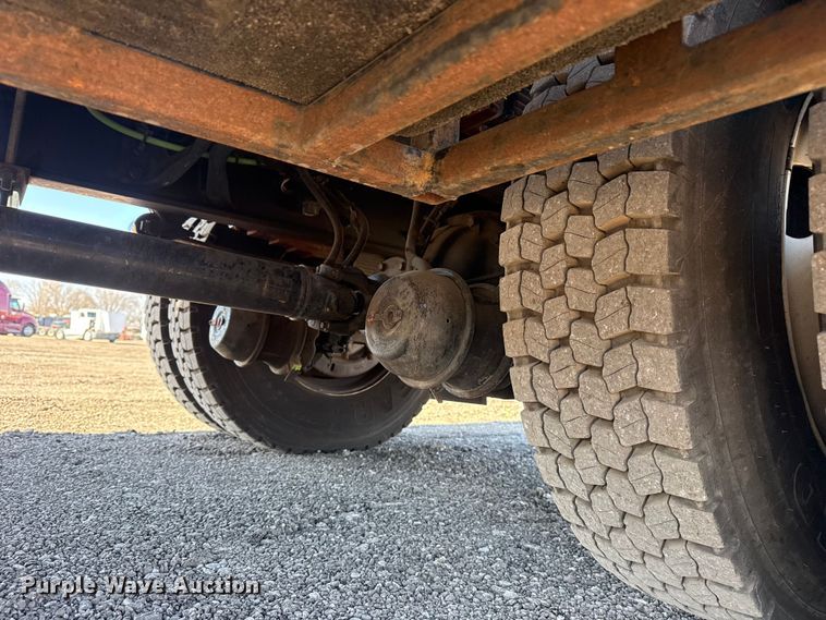 image for item EG2148 2013 Ford F750 Super Duty flatbed truck with PH and chlorine testing system