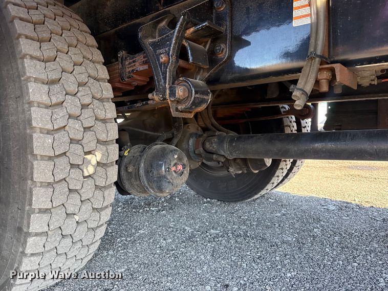 image for item EG2148 2013 Ford F750 Super Duty flatbed truck with PH and chlorine testing system