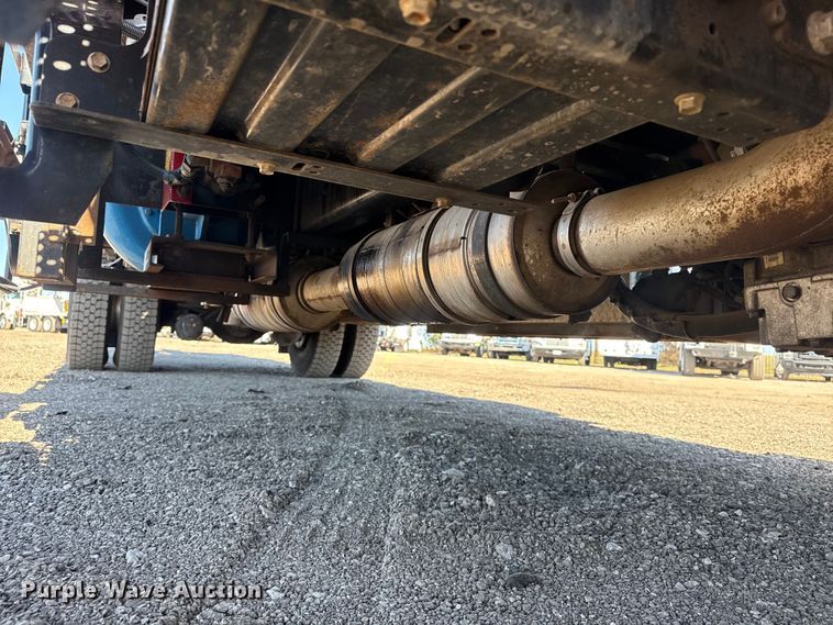 image for item EG2148 2013 Ford F750 Super Duty flatbed truck with PH and chlorine testing system