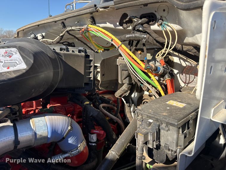 image for item EG2148 2013 Ford F750 Super Duty flatbed truck with PH and chlorine testing system