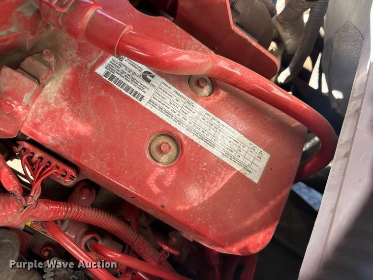 image for item EG2148 2013 Ford F750 Super Duty flatbed truck with PH and chlorine testing system