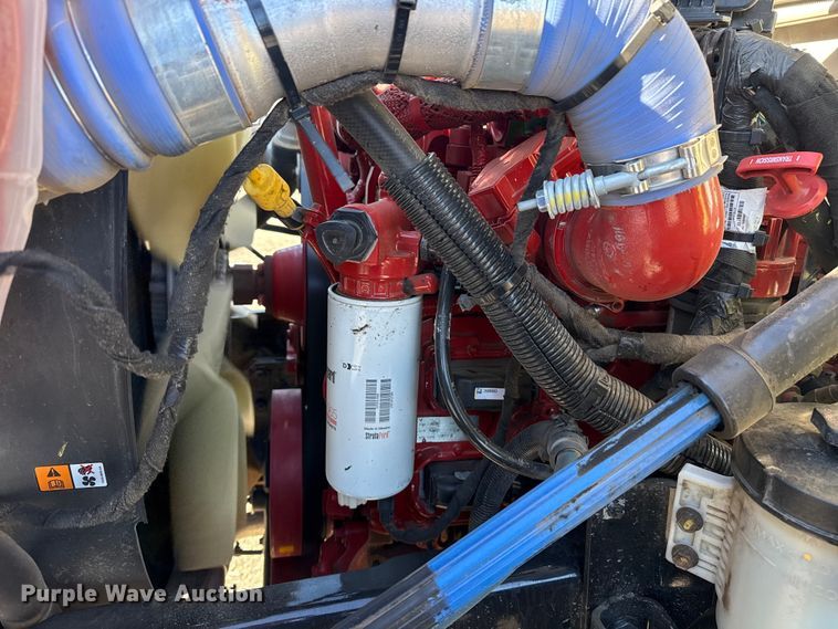 image for item EG2148 2013 Ford F750 Super Duty flatbed truck with PH and chlorine testing system