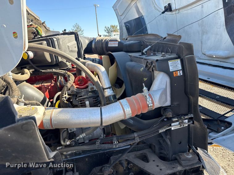 image for item EG2148 2013 Ford F750 Super Duty flatbed truck with PH and chlorine testing system