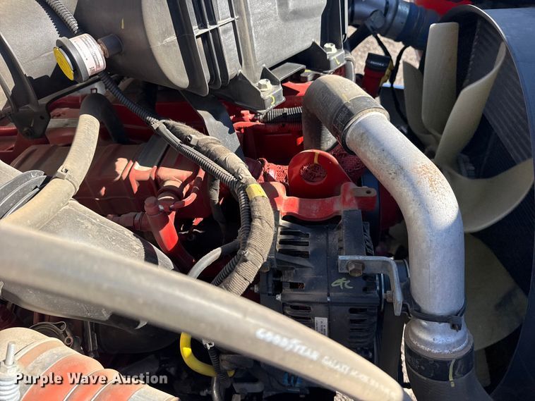 image for item EG2148 2013 Ford F750 Super Duty flatbed truck with PH and chlorine testing system