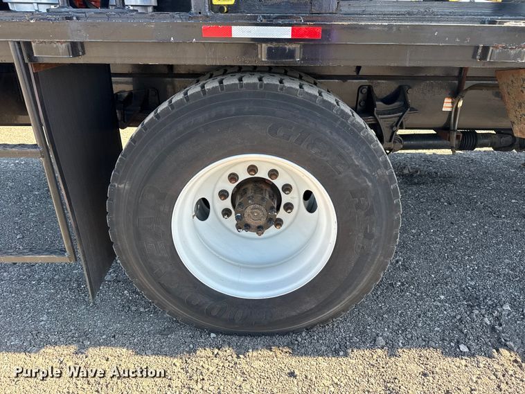 image for item EG2148 2013 Ford F750 Super Duty flatbed truck with PH and chlorine testing system