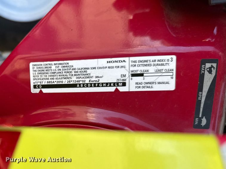 image for item EG2148 2013 Ford F750 Super Duty flatbed truck with PH and chlorine testing system