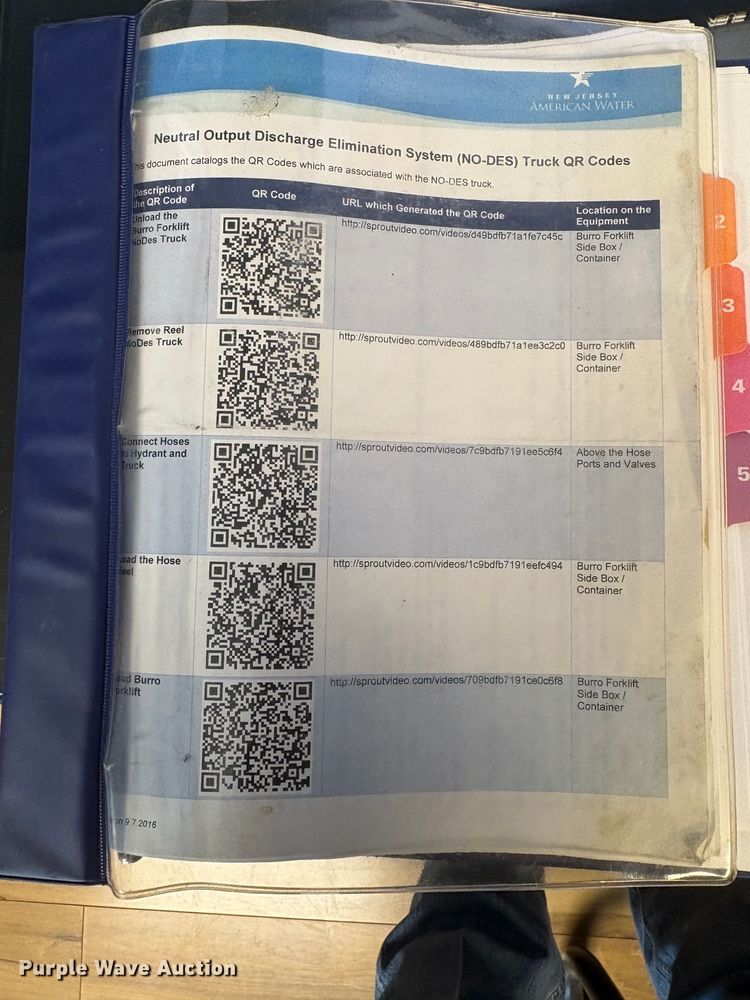image for item EG2148 2013 Ford F750 Super Duty flatbed truck with PH and chlorine testing system