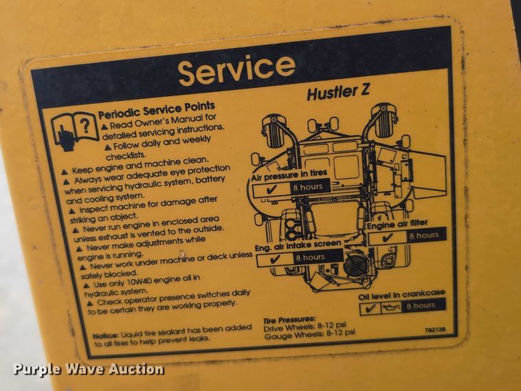 image for item EG2705 Hustler Super Z ZTR lawn mower