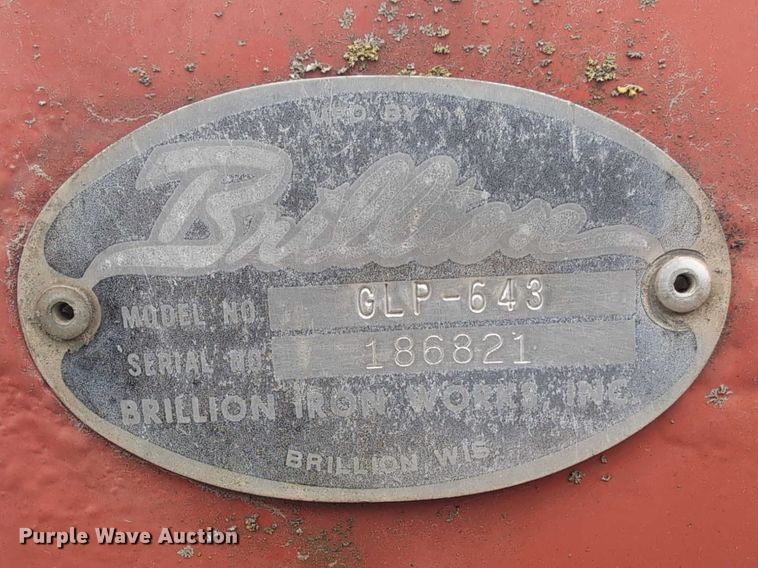 image for item EG2716 Brillion GLP-643 seeder