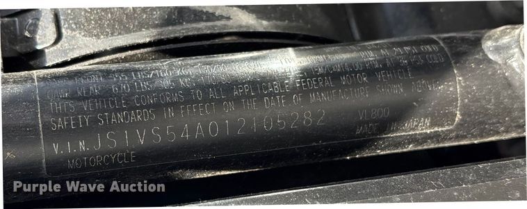 image for item EJ7801 2001 Suzuki Intruder motorcycle