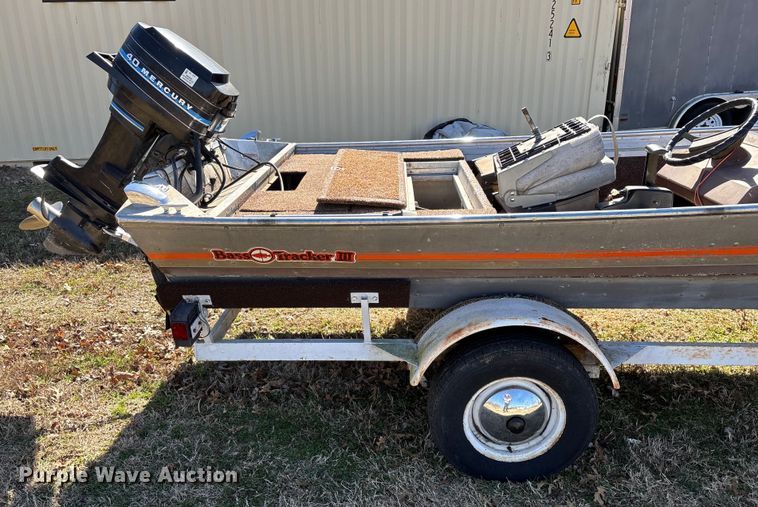 image for item EN5971 1980 Bass Tracker III boat