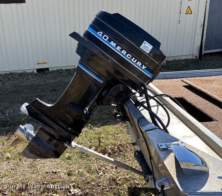 image for item EN5971 1980 Bass Tracker III boat