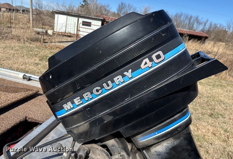 image for item EN5971 1980 Bass Tracker III boat