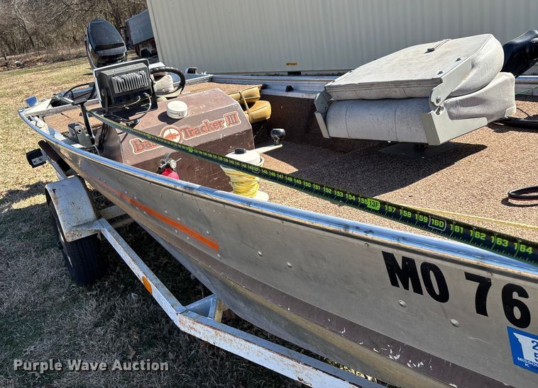 image for item EN5971 1980 Bass Tracker III boat