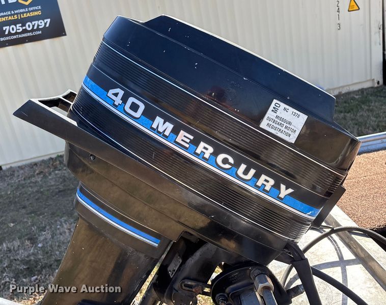 image for item EN5971 1980 Bass Tracker III boat