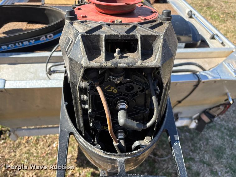 image for item EN5971 1980 Bass Tracker III boat