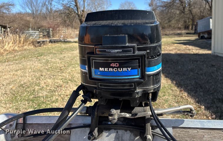 image for item EN5971 1980 Bass Tracker III boat