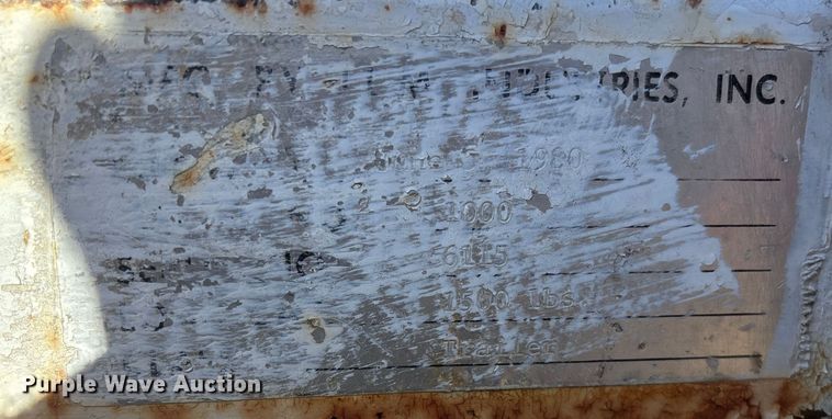 image for item EN5971 1980 Bass Tracker III boat