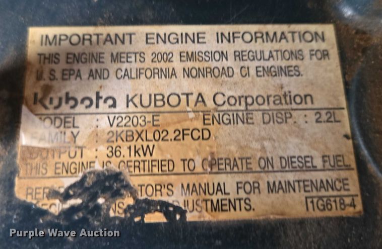 image for item ES2848 2002 Bobcat 753 skid steer loader