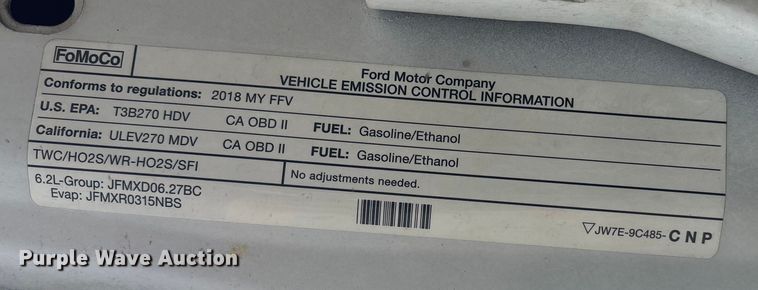 image for item ES5012 2018 Ford F350 Crew Cab pickup truck