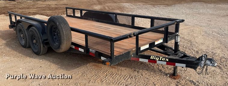 image for item ES5814 2019 Big Tex 10PI-16BK utility trailer
