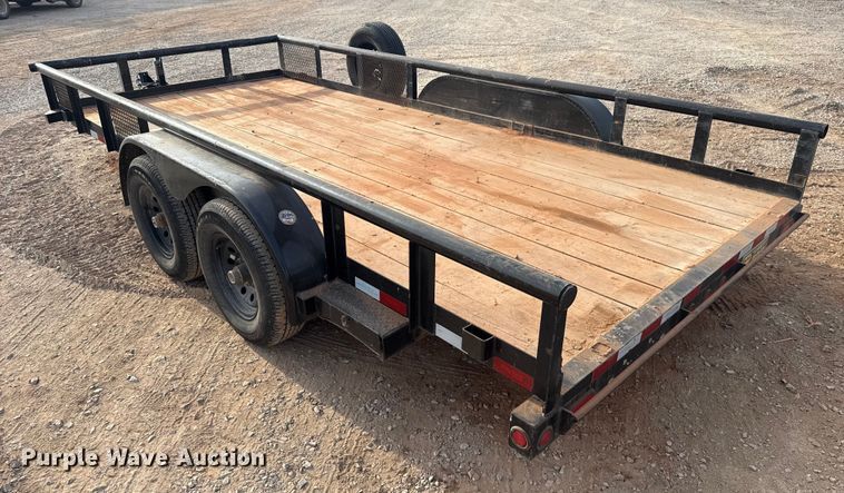 image for item ES5814 2019 Big Tex 10PI-16BK utility trailer