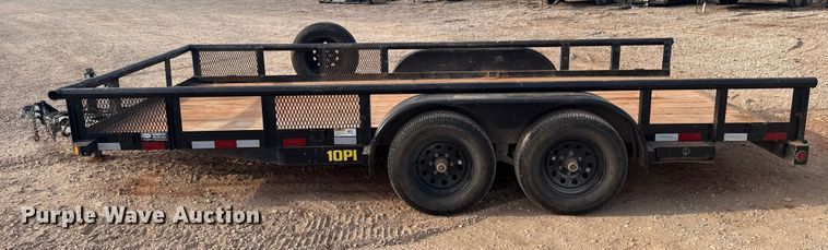 image for item ES5814 2019 Big Tex 10PI-16BK utility trailer