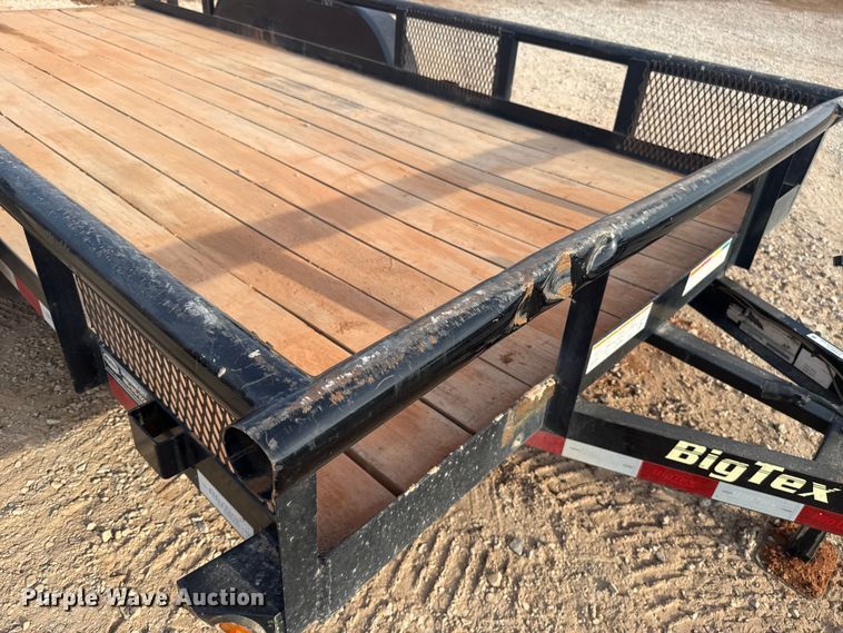 image for item ES5814 2019 Big Tex 10PI-16BK utility trailer